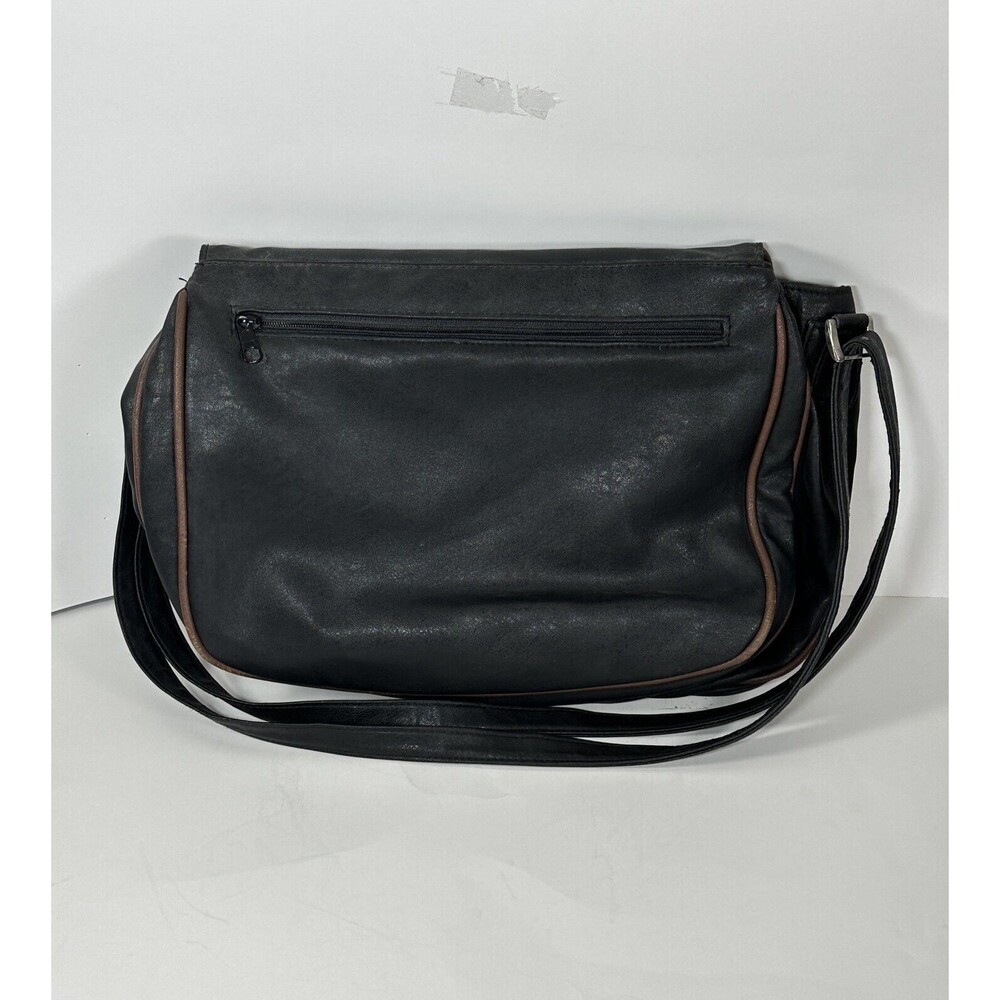 VTG Monte Carlo 1925 Grand Prix de Monaco Messenger Bag Leather 1990s Distressed - Picture 6 of 13